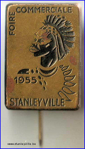 Badge foire commerciale de Stanleyville 1955