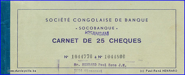Chèque Socobanque