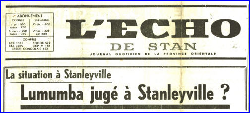 Echo de Stan 3 novembre 1959
