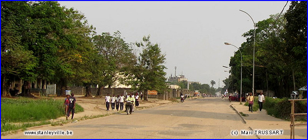 Avenue Finant à Kisangani.