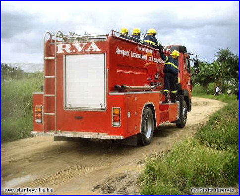 Camion des pompiers RVA