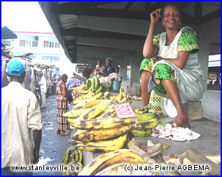 Marché aux bananes de Kisangani