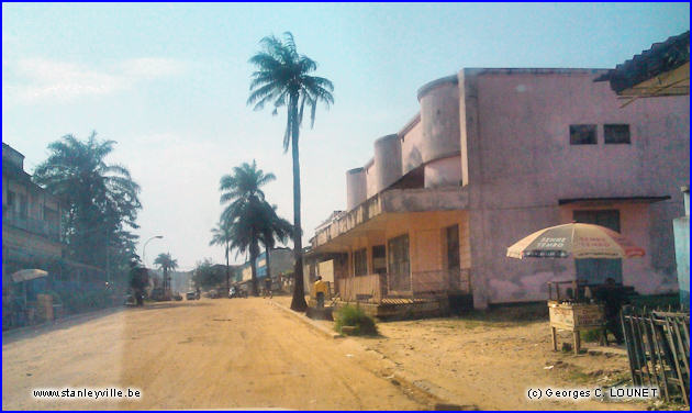 Avenue Mobutu à Kisangani
