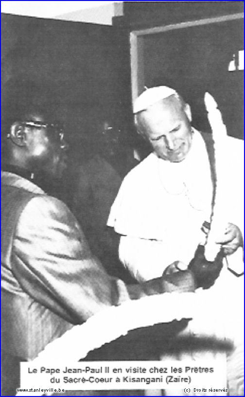 Jean-Paul II à Kisangani