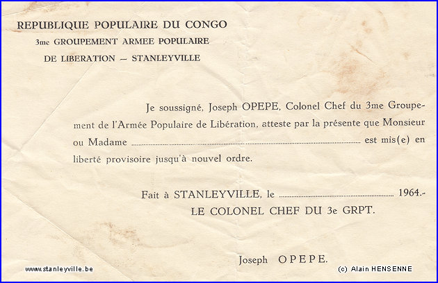 Document APL - Colonel Opepe