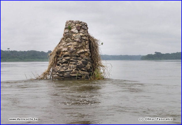 Borne fluviale fleuve Congo