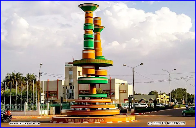 Place des cin&eacute;astes Ouagadougou