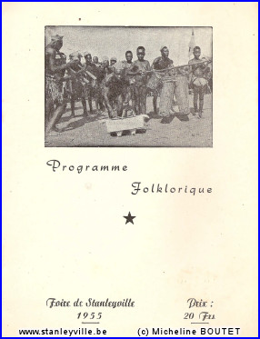 Programme folklorique Stanleyville
