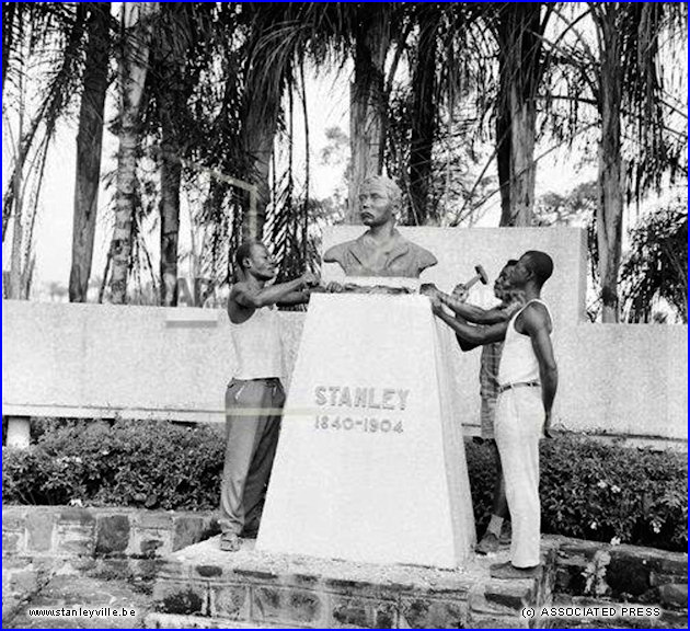 Statue de Stanley à Stanleyville