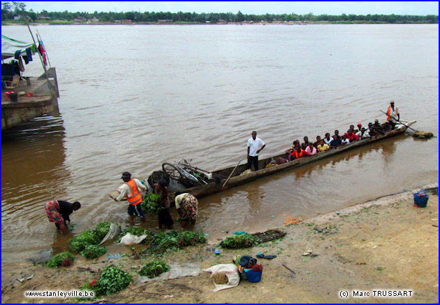 Transport du manioc à Kisangani