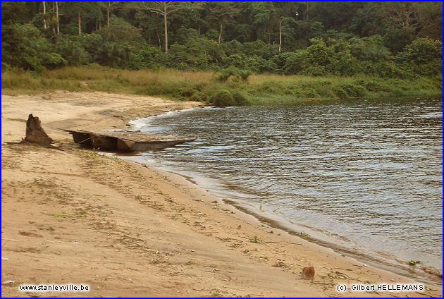 Tshopo plage à Kisangani